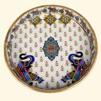 Elephant wooden tray 7-inch