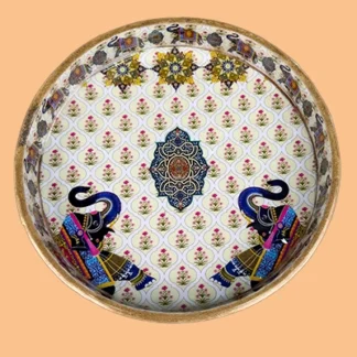 Wooden 7 inch Elephant digital print wooden tray