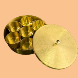 Brass Masala box-8 inch