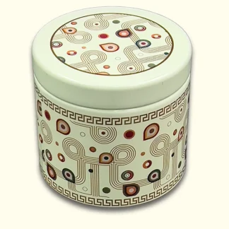 Printed Tin Jar 3 inch – Milky Green