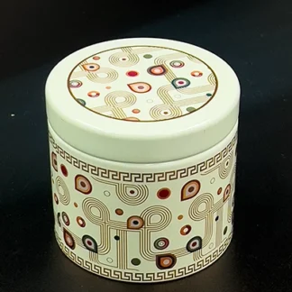 Printed Tin Jar 3 inch – Milky Green