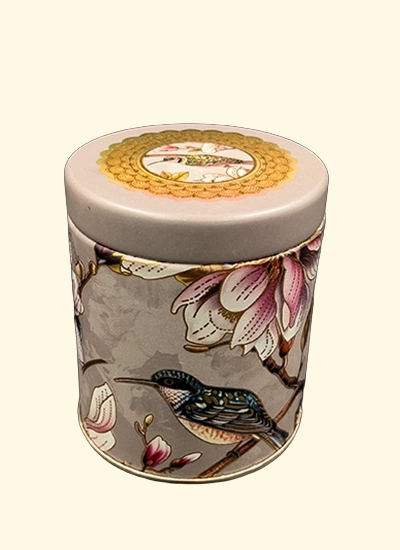 Digital Printed 4 inch Jar -Grey